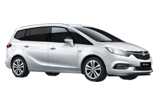 Car Hire Llanelli - Vauxhall Zafira 7-Seater - Minibus hire Llanelli